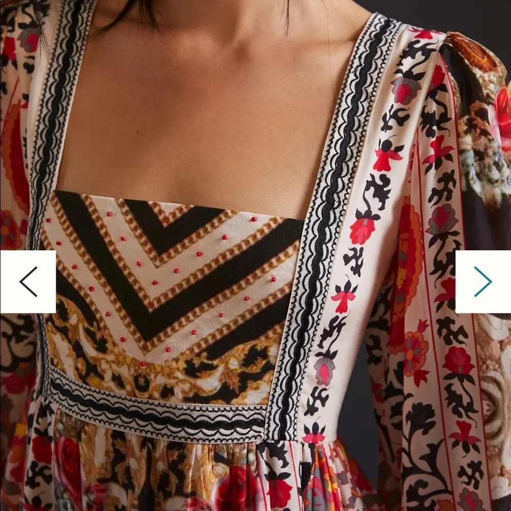 Anthropologie NIKASHA Floral Mini Dress - Picture 3 of 11